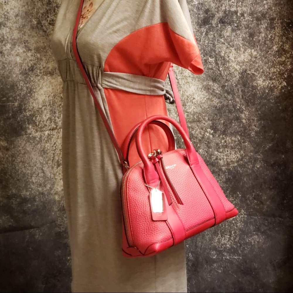 Coach Bleecker Mini satchel in Pebbled Leather